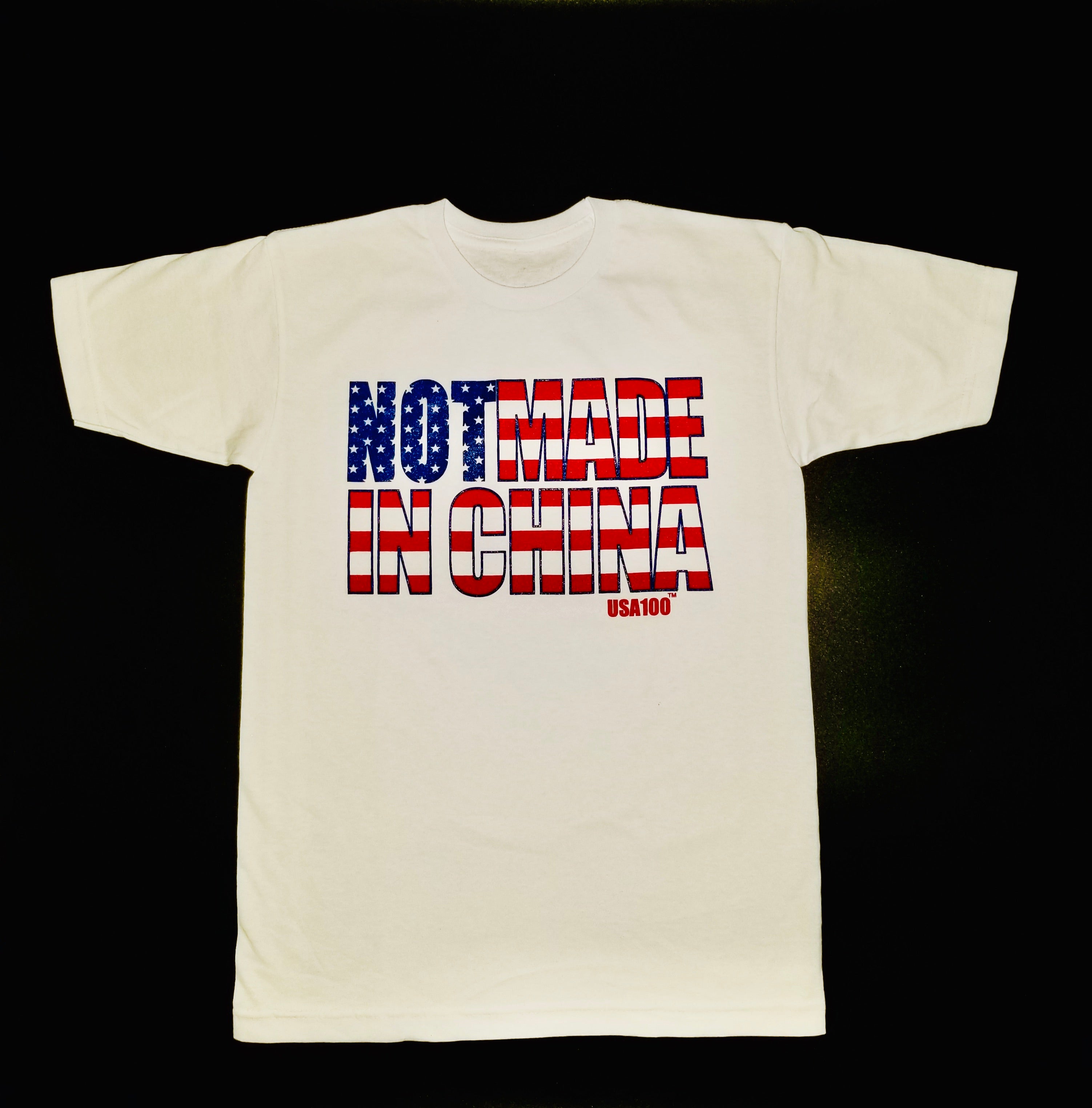 dress shirts not made in china S/S Not Made In China T-Shirt Columbia Blue Over Under Clothing