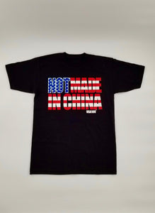 Not Made In China Black T-Shirts